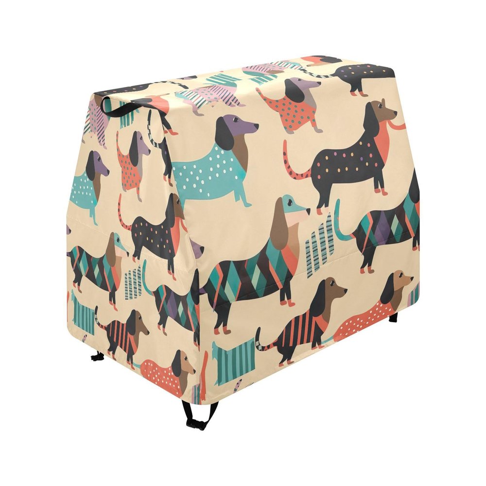 Wajiw Dogs Water Table Cover for Step2 Rain Showers Splash Pond Water Table Waterproof Anti-UV Dust Proof Outdoor Toys Cover-Cover only