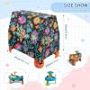 Wajiw Floral Pattern Water Table Cover for Step2 Rain Showers Splash Pond Water Table Waterproof Anti-UV Dust Proof Outdoor Toys Cover-Cover only view 3