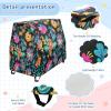 Wajiw Floral Pattern Water Table Cover for Step2 Rain Showers Splash Pond Water Table Waterproof Anti-UV Dust Proof Outdoor Toys Cover-Cover only view 4