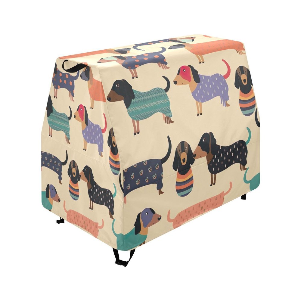 Wajiw Dogs Water Table Cover for Step2 Rain Showers Splash Pond Water Table Waterproof Anti-UV Dust Proof Outdoor Toys Cover-Cover only