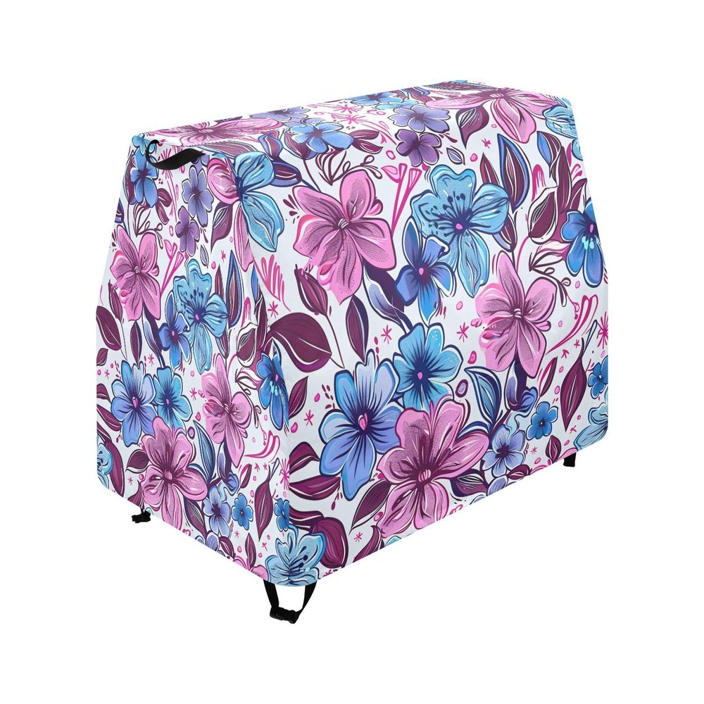 Wajiw Floral Water Table Cover for Step2 Rain Showers Splash Pond Water Table Waterproof Anti-UV Dust Proof Outdoor Toys Cover-Cover only