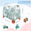 Wajiw Dinosaur Water Table Cover for Step2 Rain Showers Splash Pond Water Table Waterproof Anti-UV Dust Proof Outdoor Toys Cover-Cover only view 3