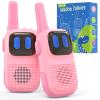 Holiky Toys for 3-12 Year Old Boys Girls, Walkie Talkies for Kids 2 Channels 2 Way Radio Toy, Pink, WTK08 view 1