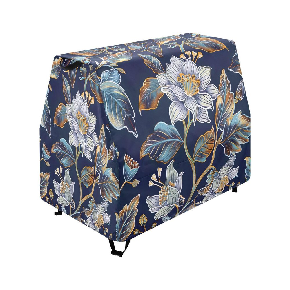 Wajiw Floral Water Table Cover for Step2 Rain Showers Splash Pond Water Table Waterproof Anti-UV Dust Proof Outdoor Toys Cover-Cover only
