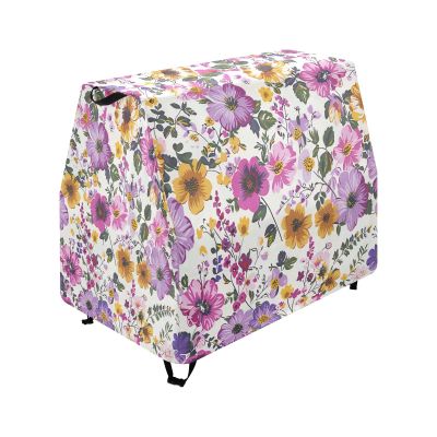 Wajiw Floral Water Table Cover for Step2 Rain Showers Splash Pond Water Table Waterproof Anti-UV Dust Proof Outdoor Toys Cover-Cover only