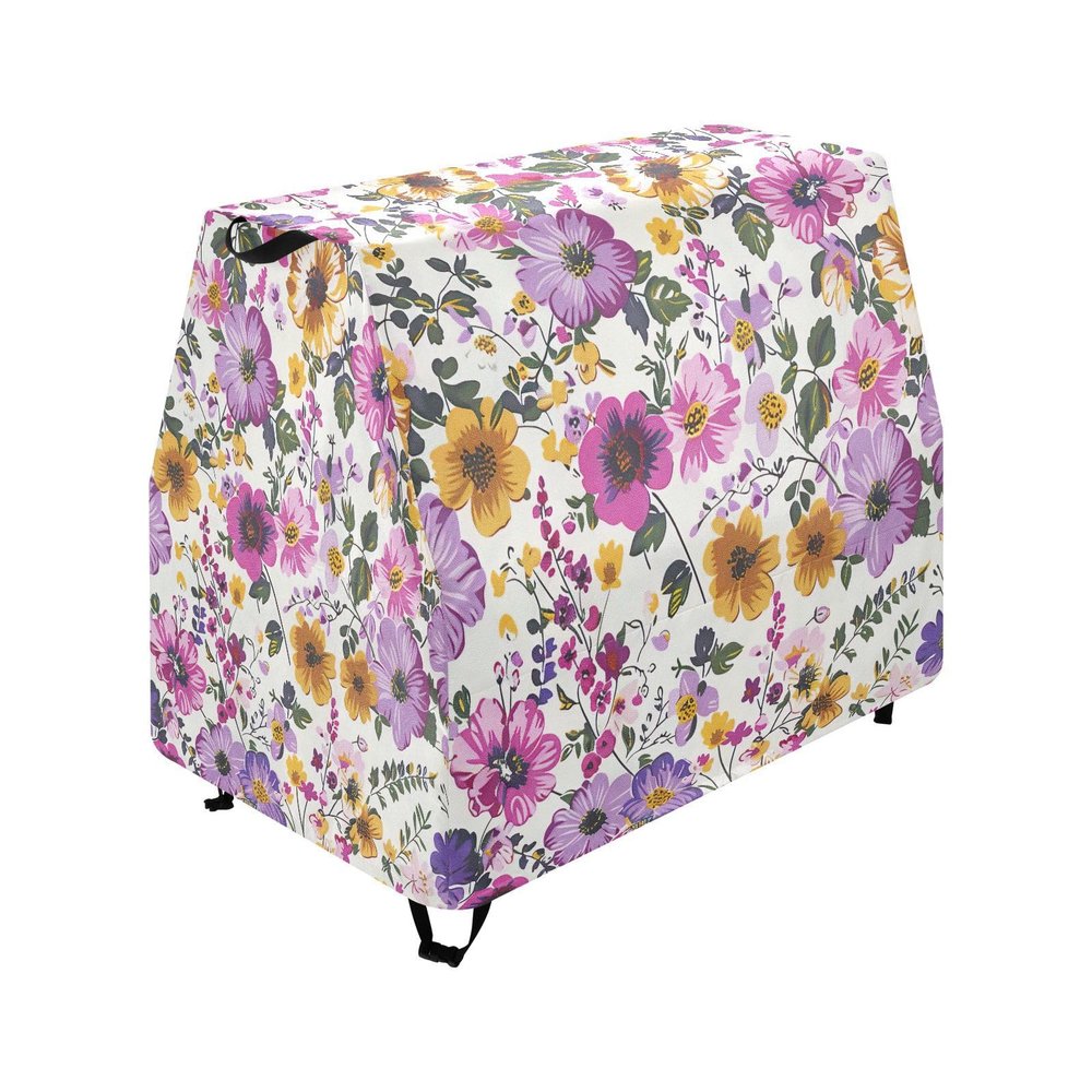 Wajiw Floral Water Table Cover for Step2 Rain Showers Splash Pond Water Table Waterproof Anti-UV Dust Proof Outdoor Toys Cover-Cover only
