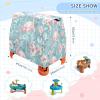 Wajiw Flamingo Water Table Cover for Step2 Rain Showers Splash Pond Water Table Waterproof Anti-UV Dust Proof Outdoor Toys Cover-Cover only view 3