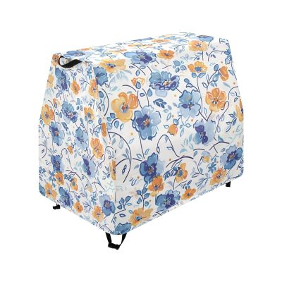 Wajiw Floral Water Table Cover for Step2 Rain Showers Splash Pond Water Table Waterproof Anti-UV Dust Proof Outdoor Toys Cover-Cover only