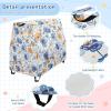 Wajiw Floral Water Table Cover for Step2 Rain Showers Splash Pond Water Table Waterproof Anti-UV Dust Proof Outdoor Toys Cover-Cover only view 4