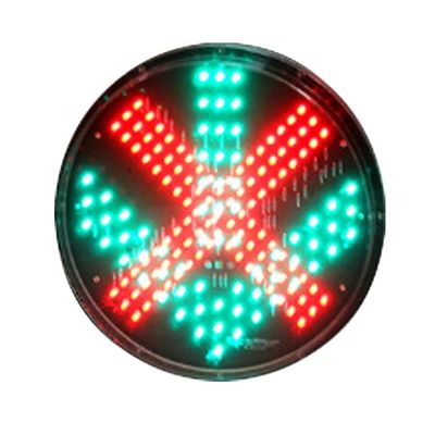 JGUOLIANG Traffic Light Lamp, Traffic Lights, LED Red and Green Indicator Light, Waterproof Ip68 Red Fork Green Arrow Signal Light, 12v/24v Led Traffic Light Stop(Model 300 12V,Common Positive)