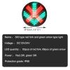 JGUOLIANG Traffic Light Lamp, Traffic Lights, LED Red and Green Indicator Light, Waterproof Ip68 Red Fork Green Arrow Signal Light, 12v/24v Led Traffic Light Stop(Model 300 12V,Common Positive) view 2