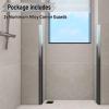 Aluminium Alloy Metal Corner Protector, Pack of 2 Corner Guards, 19 Ga/0.9 mm Thickness Corner Guard with 90-Degree Angle for Wall Protection and Decoration (2x2x48 Inch) view 3