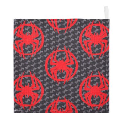 vvfelixl Baby Muslin Washcloths Red Spiders Silhouettes Baby Burp Cloths Cotton Baby Face Towel for Newborn Infants Boys Girls Soft and Absorbent 11.8 X 11.8 in, 3 Pack