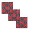 vvfelixl Baby Muslin Washcloths Red Spiders Silhouettes Baby Burp Cloths Cotton Baby Face Towel for Newborn Infants Boys Girls Soft and Absorbent 11.8 X 11.8 in, 3 Pack view 2