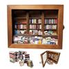 relutter Anxiety Bookshelf Miniature Library,Come with 260 Mini Books,Shake Your Anxiety Away,Book Room Living Room Decorations,for Everyone Who Loves Books view 1