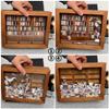 relutter Anxiety Bookshelf Miniature Library,Come with 260 Mini Books,Shake Your Anxiety Away,Book Room Living Room Decorations,for Everyone Who Loves Books view 4