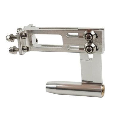 1Set 4.76mm 3/16 Flexible Shaft Cable Strut Holder Aluminum Alloy Axle Support Bracket 62mm Height for DIY RC Racing Boat