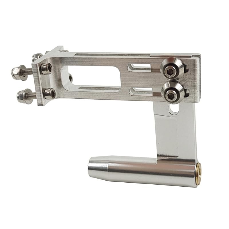 1Set 4.76mm 3/16 Flexible Shaft Cable Strut Holder Aluminum Alloy Axle Support Bracket 62mm Height for DIY RC Racing Boat
