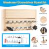 INIFEIDALA Kids Tool Set,Montessori Toys for 3 4 5 Year Old,Montessori Screwdriver Board Set,Sensory Preschool Learning for Toddler Travel,Fine Motor Skills - STEM Toys view 3