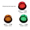 Traffic Light, Traffic Lights, LED Traffic Light, DC Traffic Light, Monochrome Traffic Light, Outdoor Waterproof Indicator Warning Light, Suitable for Parking Lot, Construction Site(Green 24V,100mm) view 2
