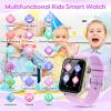 cjc Smart Watch for Kids Gift for Girls Ages 4-12 - Includes Screen Protector, 30+ Games, 140 Learning Cards, HD Touch Screen, Camera, Music, Pedometer - Fun & Educational Birthday Gift Idea (Purple) view 2