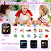 cjc Smart Watch for Kids Gift for Girls Ages 4-12 - Includes Screen Protector, 30+ Games, 140 Learning Cards, HD Touch Screen, Camera, Music, Pedometer - Fun & Educational Birthday Gift Idea (Purple) view 3