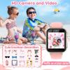 cjc Smart Watch for Kids Gift for Girls Ages 4-12 - Includes Screen Protector, 30+ Games, 140 Learning Cards, HD Touch Screen, Camera, Music, Pedometer - Fun & Educational Birthday Gift Idea (Pink) view 4