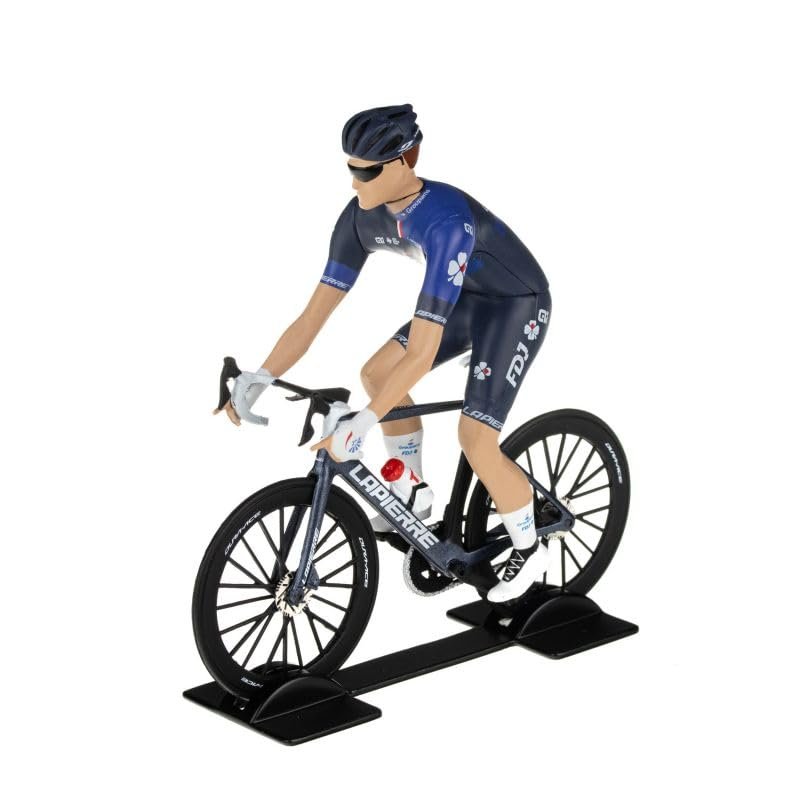 OPO 10 - Cyclist Runner Thibaut Pinot Compatible with GROUPAMA-FDJ Tour de France 2023 - SOLIDO 1/18 Figure - TDF13