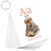 Skyygemm 26 Pcs Bible ABC Flash Cards Christian Bible Verse Alphabet Cards KJV Version Religious Scripture Memory with Stainless Steel Ring for Preschool Sunday School Toys Basket Suffers view 1
