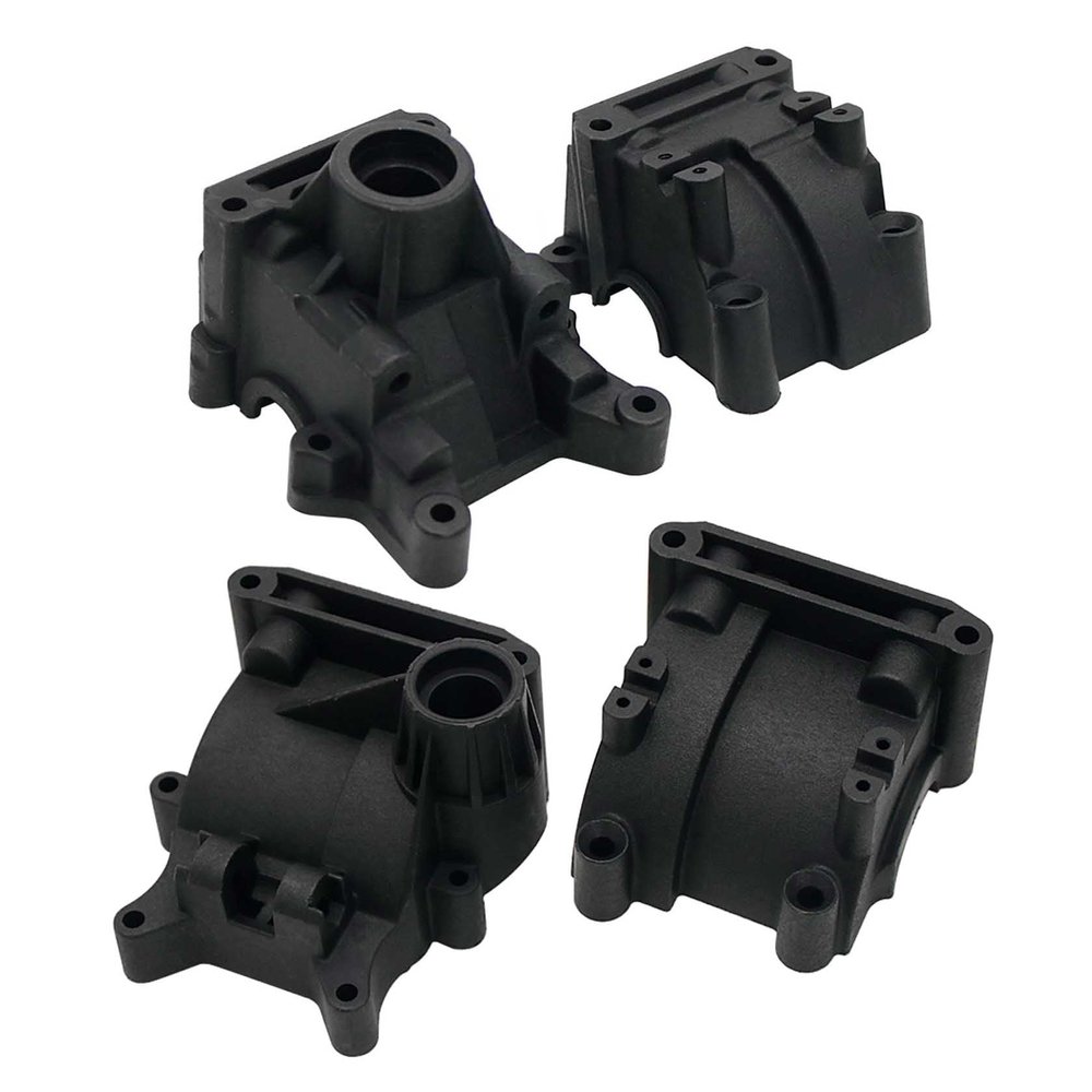 FLMLF Plastic Front and Rear Differential Diff Gear Shell Set for 1/5 Losi 5ive T ROFUN ROVAN LT King Motor X2 Rc Car Parts