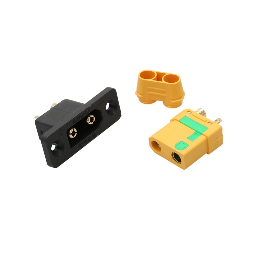 Anti-Spark Plug Connector XT90E-M XT90H-F Yellow Black XT90S-F Kit for RC Car/Boat/Airpalne Model Toy DIY Accessories(C)
