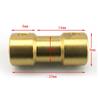 4PCS Brass Coupling Sleeve Connecting Drive Shaft Connector Joint with M3 Screws for RC Model Boat Car Robot Motor Parts(2-3mm) view 3