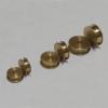 Dia.3mm 4mm 5mm 6mm Copper Pulley Thickness 1.3mm 1.5mm 1.7mm 2.0mm Rolling Wheel Glidewheel Bracket DIY for RC Boat Accessories(2pcs Dia.5mm Pulley) view 2