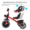 JIYIAN 2 in 1 Children Riding Toys Cycle Kids Mini Tricycle with Front Basket PU Cushioned Seat Lightweight Self-Riding 3 Wheelers,Orange,Style 1 view 4