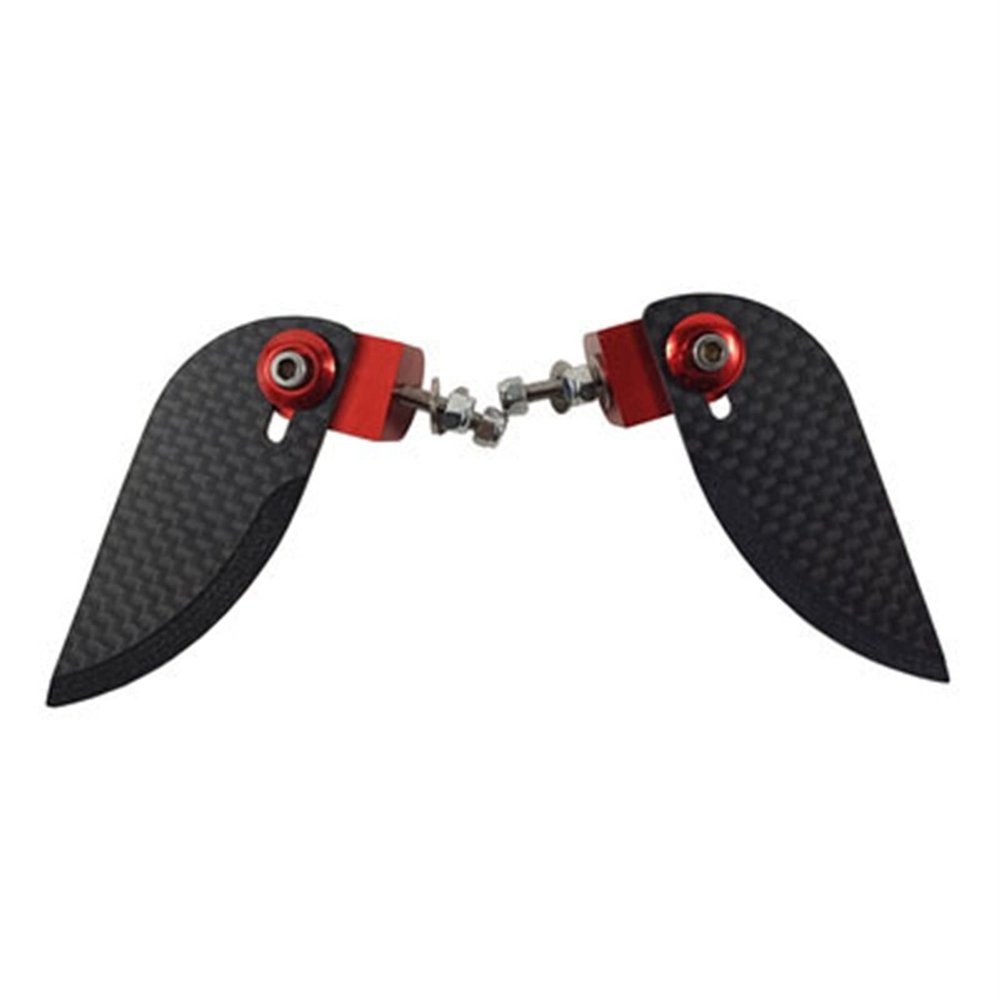 3K Carbon Fiber Water Knife 55x21mm 62x25mm Waterjet Turn Fins DIY Parts for 50x65cm/65x85cm Remote Control Boat Model(Middle 62x25mm)