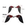 3K Carbon Fiber Water Knife 55x21mm 62x25mm Waterjet Turn Fins DIY Parts for 50x65cm/65x85cm Remote Control Boat Model(Middle 62x25mm) view 3