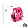 1000 PCS Jigsaw Puzzle for Adults Personalized Picture Puzzle Dark Peach Flamingo Customized Wooden Puzzle for Family, Birthday, Wedding, Game Nights Gifts, 20.4"x15" view 4