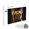 1000 PCS Jigsaw Puzzle for Adults Personalized Picture Puzzle Dog Looking at Camera Customized Wooden Puzzle for Family, Birthday, Wedding, Game Nights Gifts, 20.4"x15" view 4