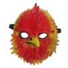 ARTIBETTER Funny Mask Cosplay Party Mask Bird Costume Eagle Rooster Cock Cardinal Halloween Rooster Halloween Costume Accessory Cosplay Props Red Pu view 1