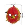 ARTIBETTER Funny Mask Cosplay Party Mask Bird Costume Eagle Rooster Cock Cardinal Halloween Rooster Halloween Costume Accessory Cosplay Props Red Pu view 4