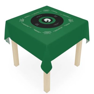ToysCentral Basics Green Bamboo Mahjong Tablecloth - Perfect for Your Next Game Night, Blue