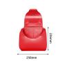 Almencla Creative Wooden Mailbox Toy for Kids - Interactive Learning and Pretend Play, red view 3