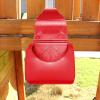 Almencla Creative Wooden Mailbox Toy for Kids - Interactive Learning and Pretend Play, red view 4