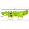 Spark & Wow Crocodile Activity Wall Panels | Light Green | Ages 18m+ | Montessori Sensory Wall Toy | 9 Activities| Busy Board Toys for Toddlers view 3
