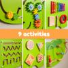Spark & Wow Crocodile Activity Wall Panels | Light Green | Ages 18m+ | Montessori Sensory Wall Toy | 9 Activities| Busy Board Toys for Toddlers view 4