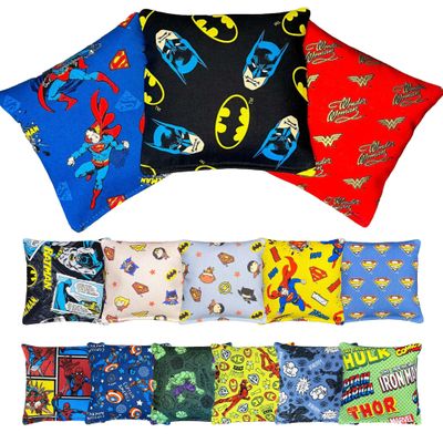 Comic Book Superhero Cornhole Bags (4 Pack) (SM Vintage)