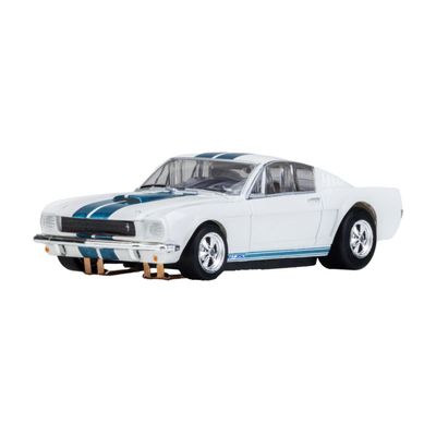 AFX 22068 1965 Shelby GT35 White / Blue HO Scale Slot Car