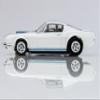 AFX 22068 1965 Shelby GT35 White / Blue HO Scale Slot Car view 3