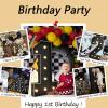 LED Marquee Light Up Letters Giant Mosaic Numbes Sign for Baby Shower Birthday Engagement Wedding Bar Home Black Party Decoration DIY Pre-Cut Frame Kit(Letter W,100cm/3FT) view 3