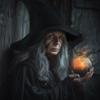 HOMELEX Black Witch Hat Adult Wizard Hat Sorcerer Accessories Halloween view 4